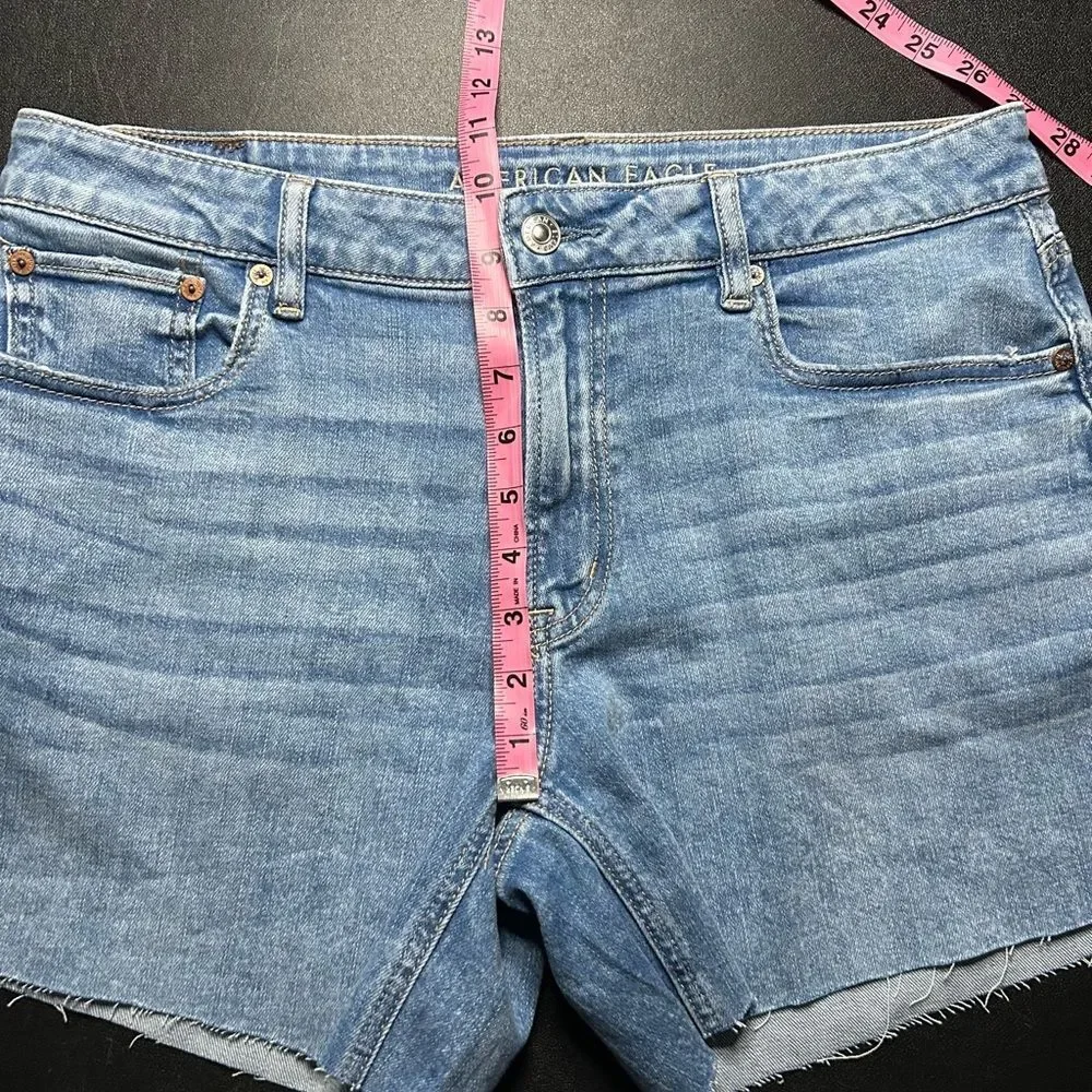 American Eagle Outfitters Low Rise Baggy Jean Shorts